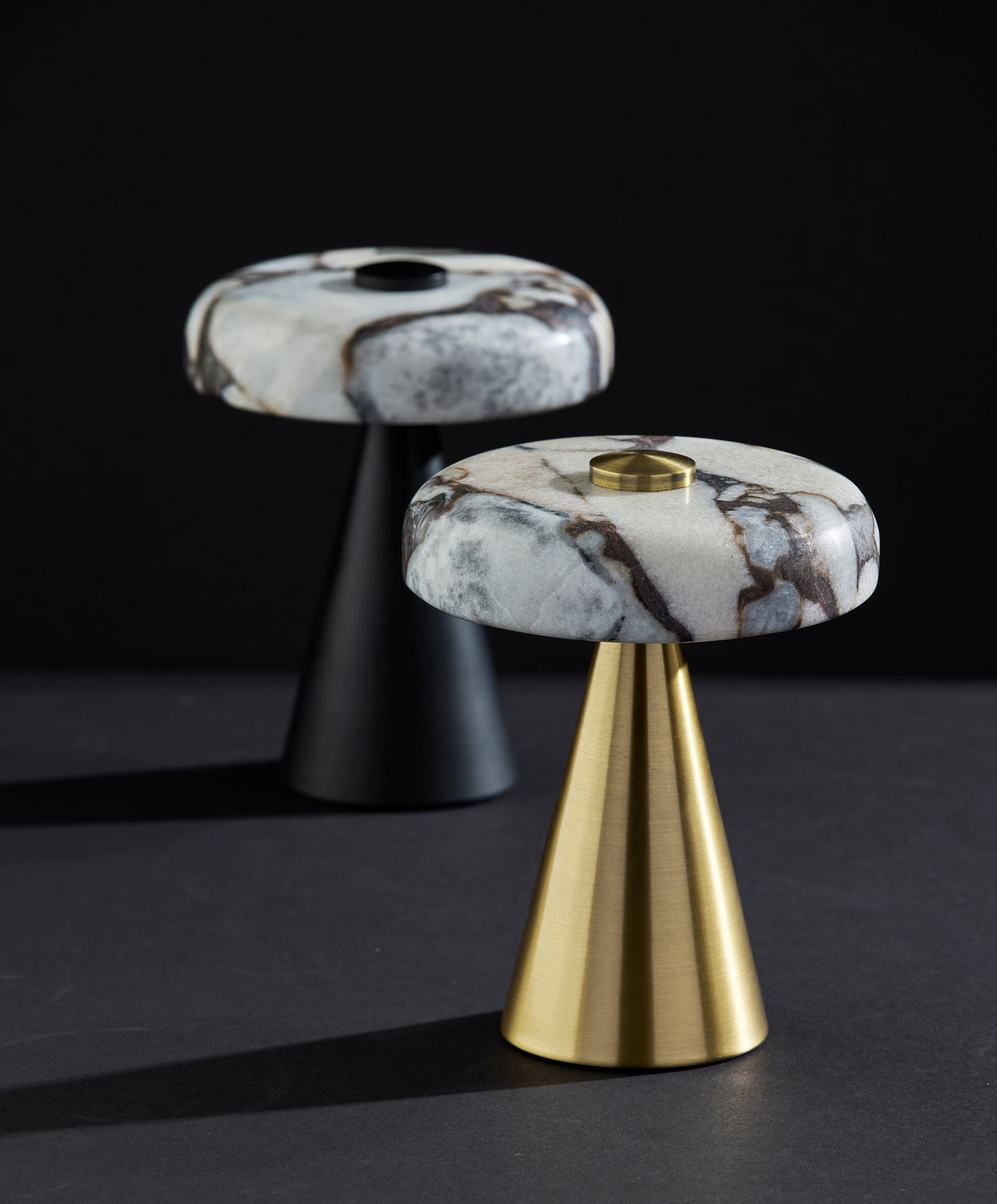 Randy LED Cordless Table Lamp- Antique Brass