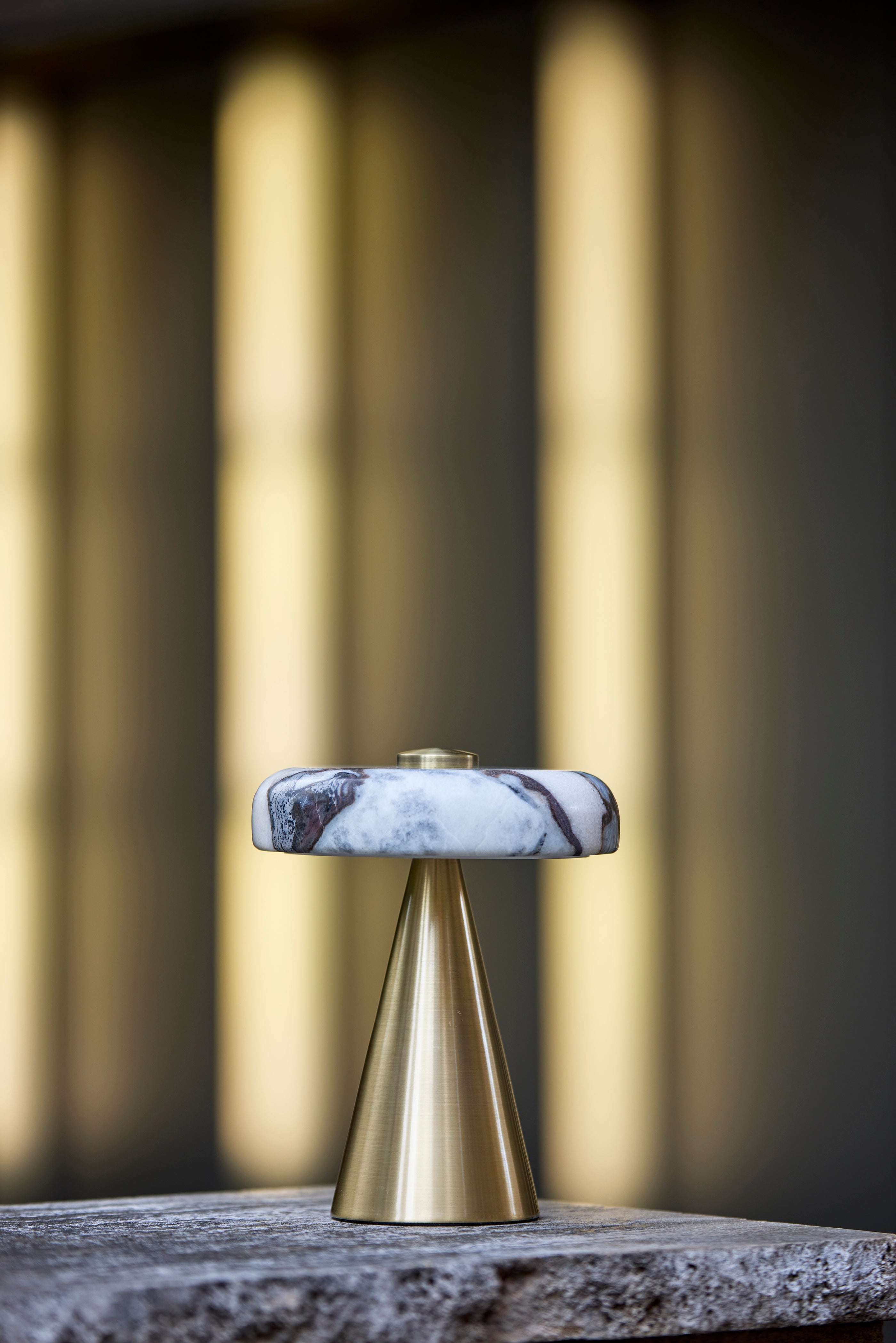 Randy LED Cordless Table Lamp- Antique Brass