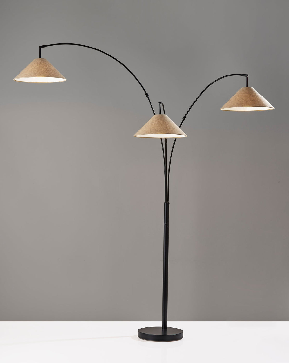 Braxton 3-Arm Arc Lamp