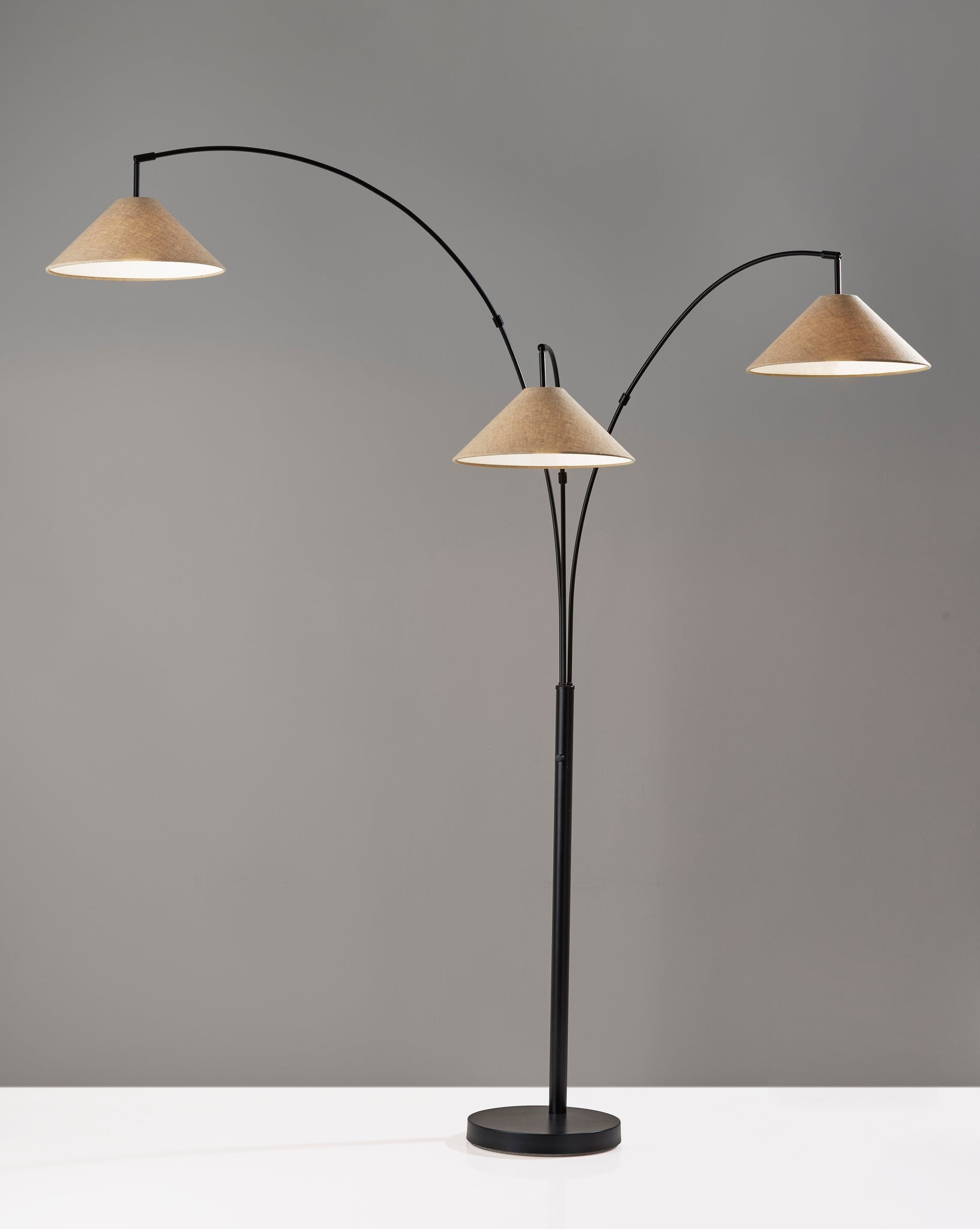 Braxton 3-Arm Arc Lamp