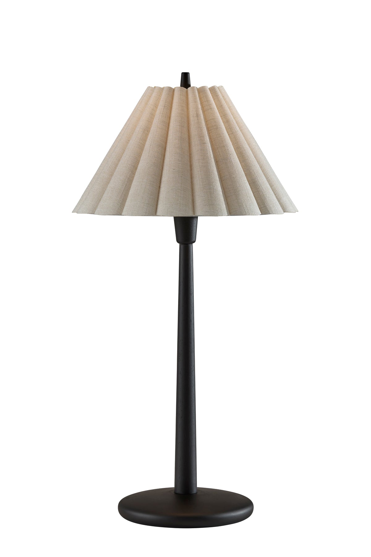 Scallop Table Lamp- Black