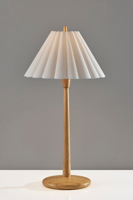 Scallop Table Lamp- Natural
