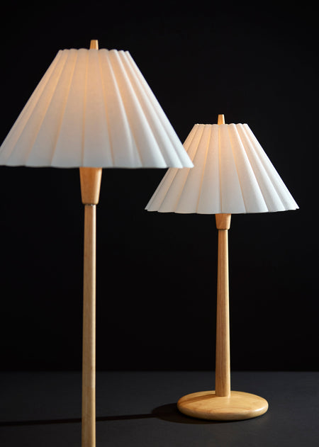 Scallop Table Lamp- Natural