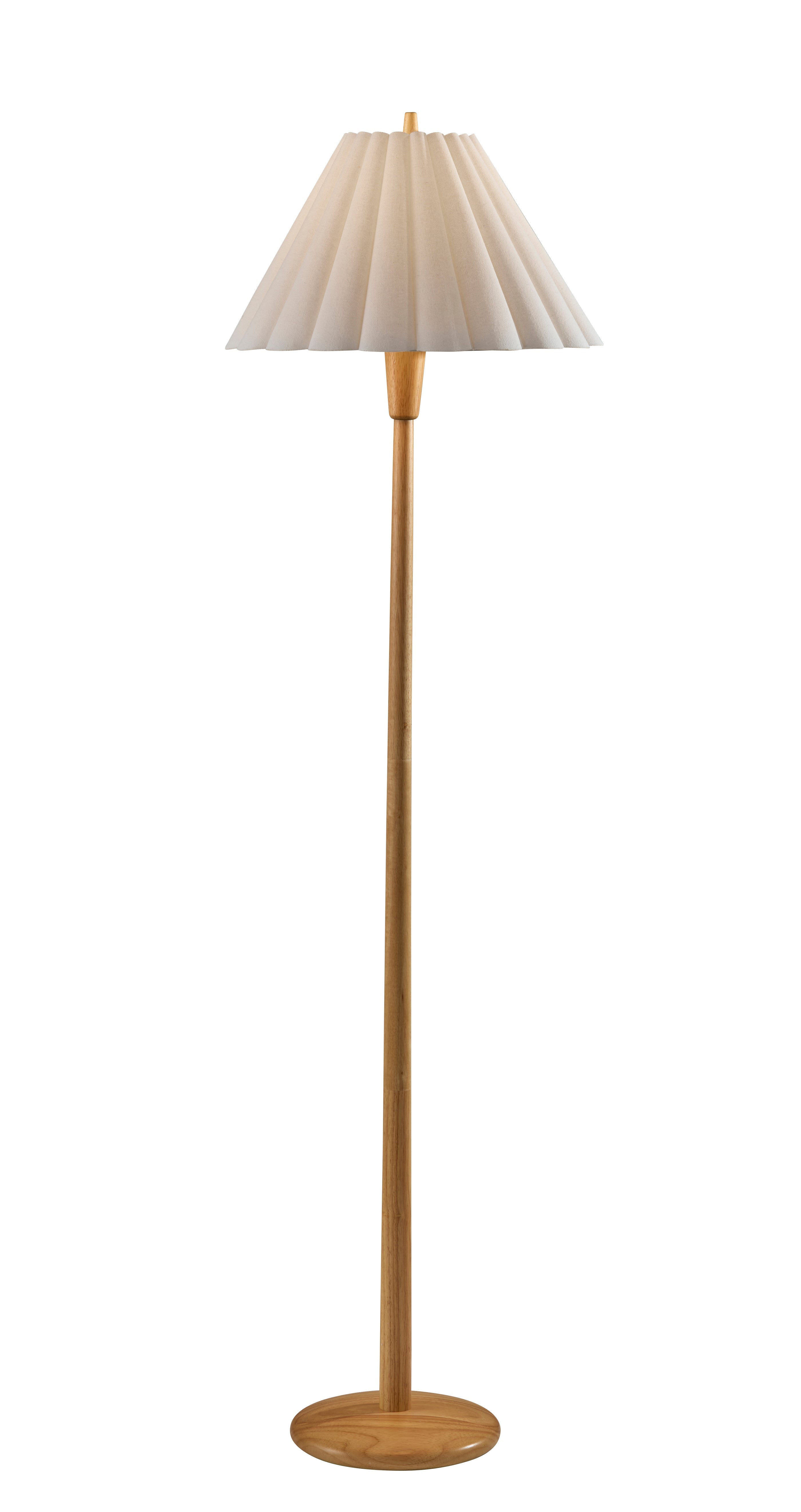 Scallop Floor Lamp- Natural