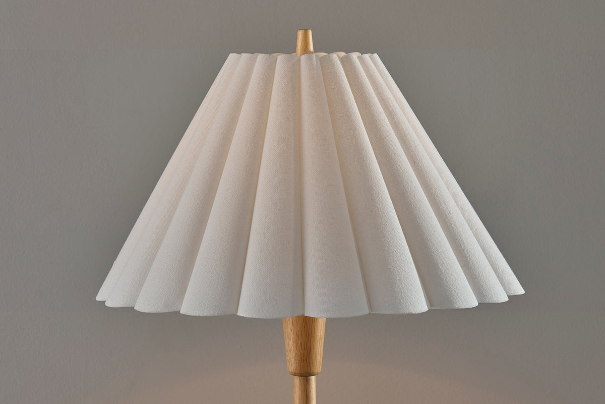 Scallop Floor Lamp- Natural