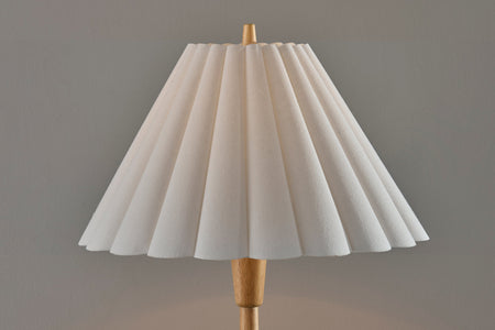 Scallop Floor Lamp- Natural