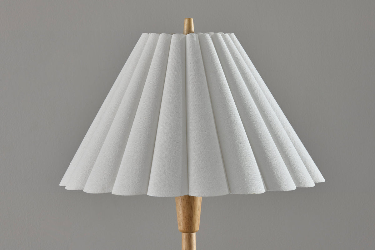 Scallop Floor Lamp- Natural