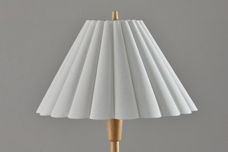 Scallop Floor Lamp- Natural