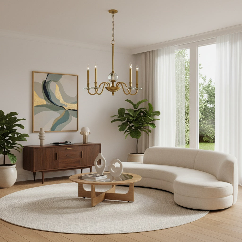 Everly family traditional chandelier for with modern touch by Hinkley