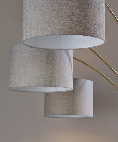 Bergen 3-Arm Arc Lamp