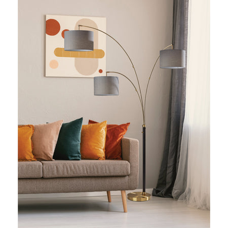 Bergen 3-Arm Arc Lamp