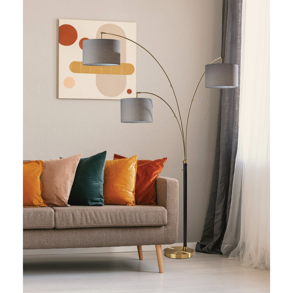 Bergen 3-Arm Arc Lamp