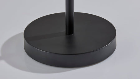 Caldwell Shelf Floor Lamp- Black