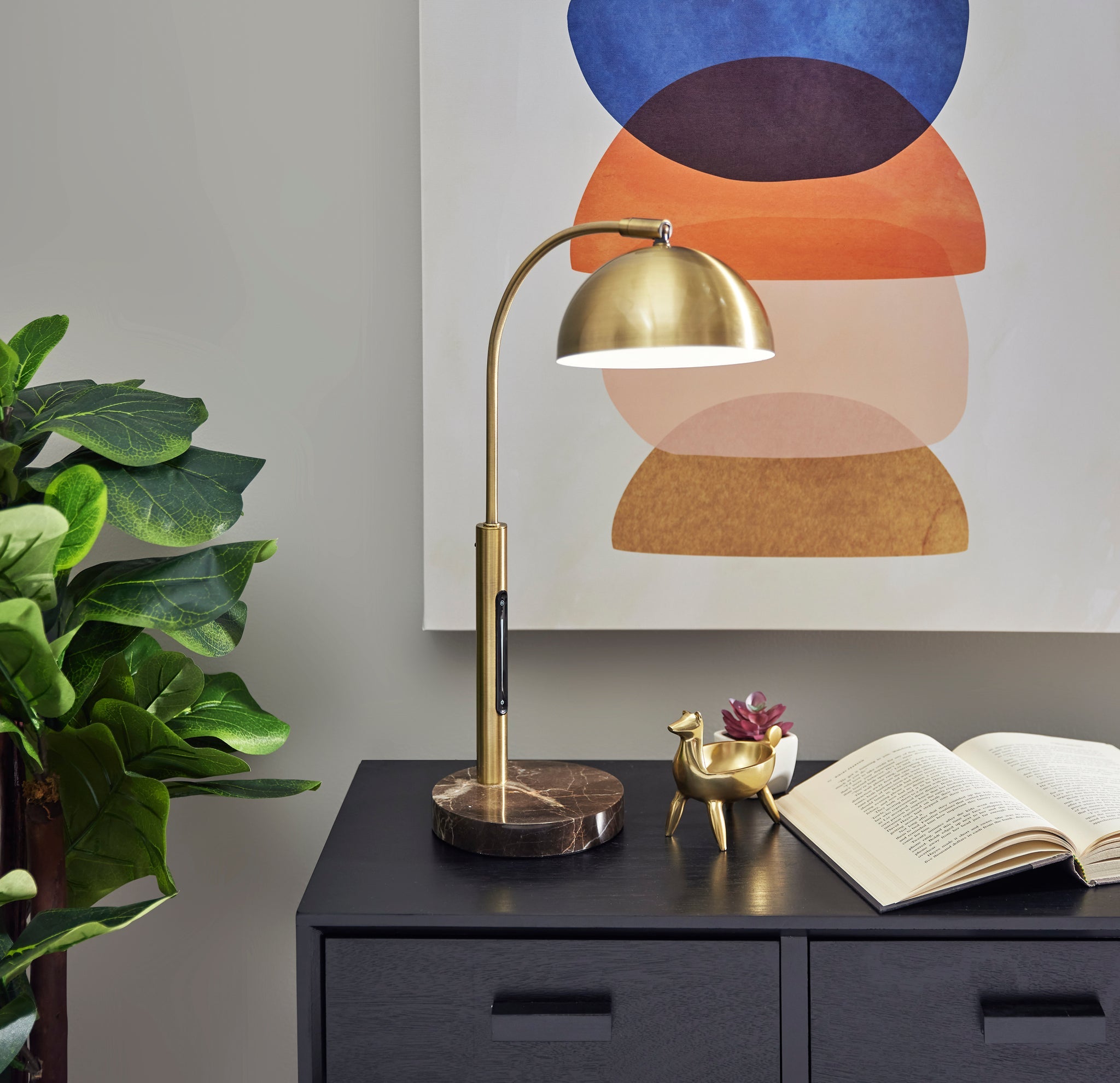 Bolton LED Desk Lamp w/ Smart Switch