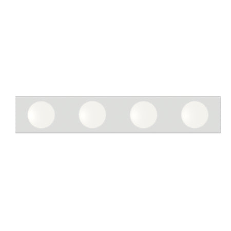 Essentials 4-Light Bath Vanity Strip Light