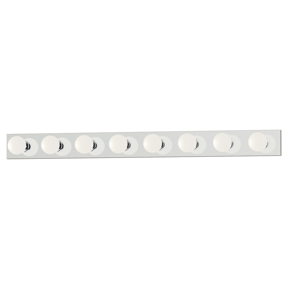 Essentials 8-Light Bath Vanity Strip Light
