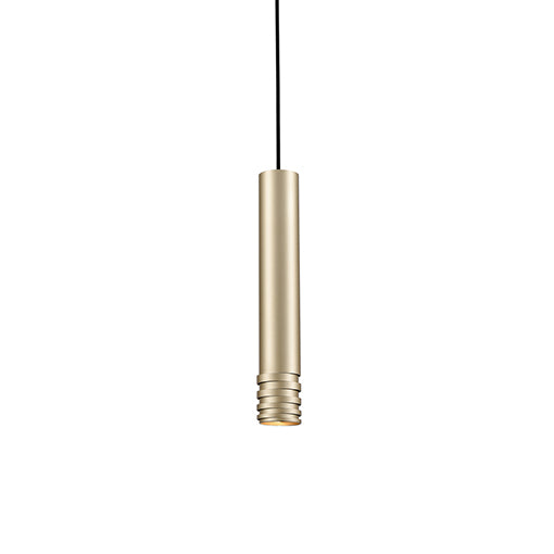 Milca 15-in Gold 1 Light Pendant by KUZCO
