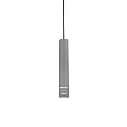Milca 15-in Gray 1 Light Pendant by KUZCO