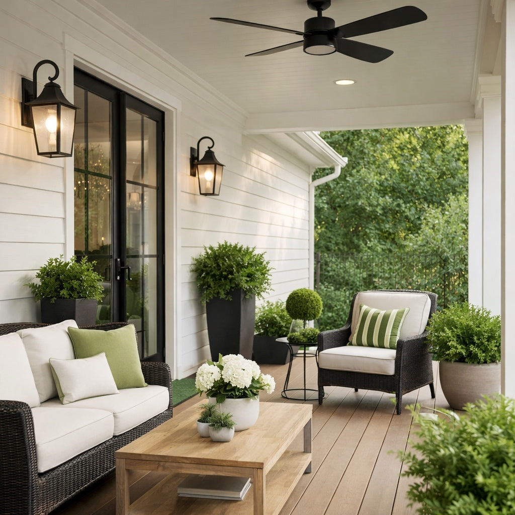 Rasmussen 1-Light Seeded Glass Armed Wall Lantern in Black by TransGlobe