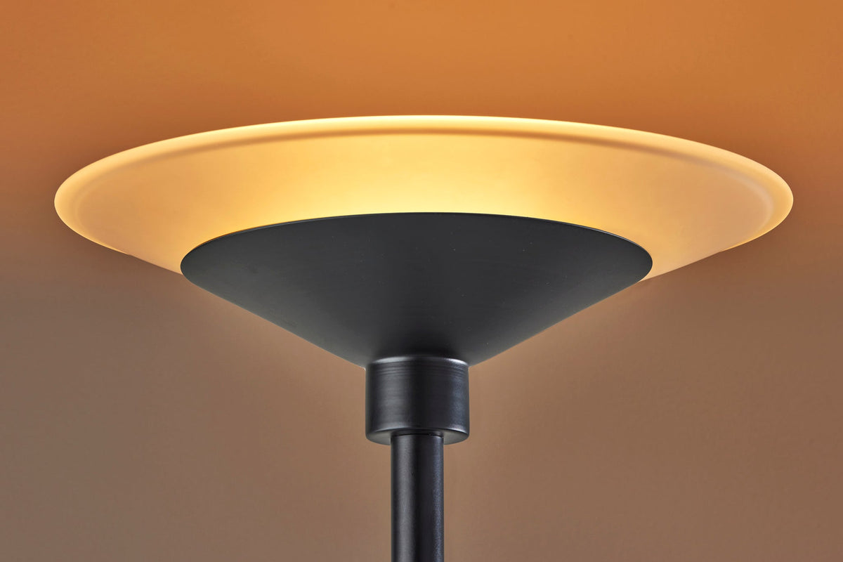 Solar LED Torchiere- Black