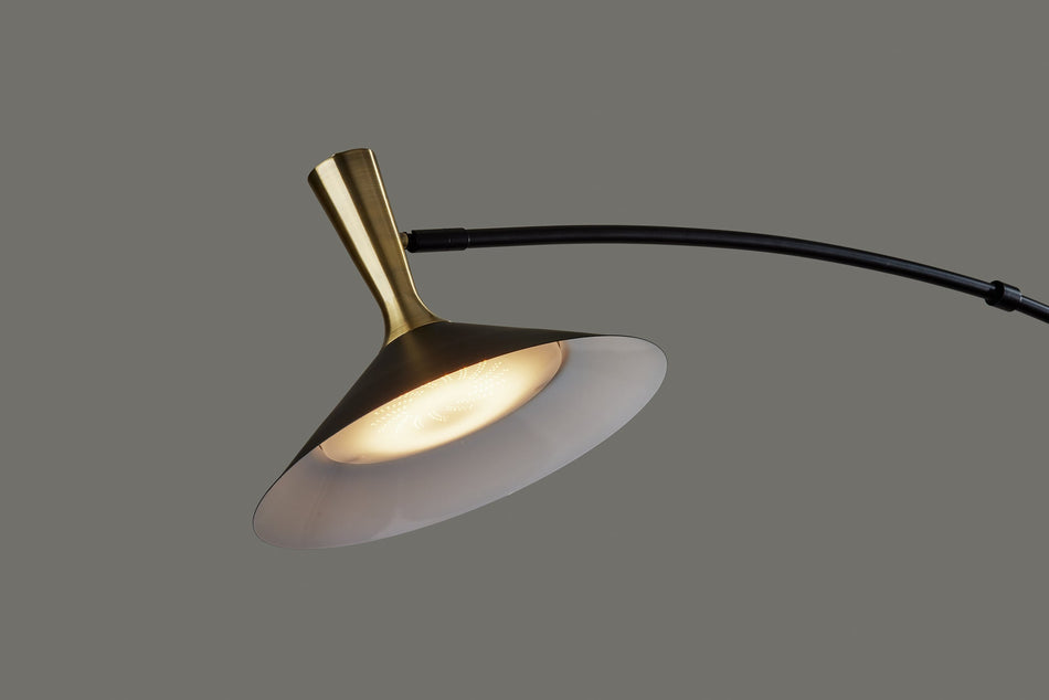 Bradley LED Arc Lamp w. Smart Switch