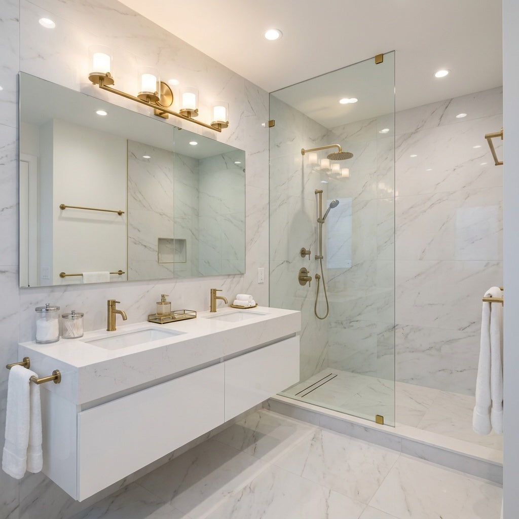 Hinkley Rixon 33.75-in 4 -Light Antique Gold