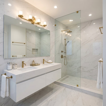 Hinkley Rixon 33.75-in 4 -Light Antique Gold