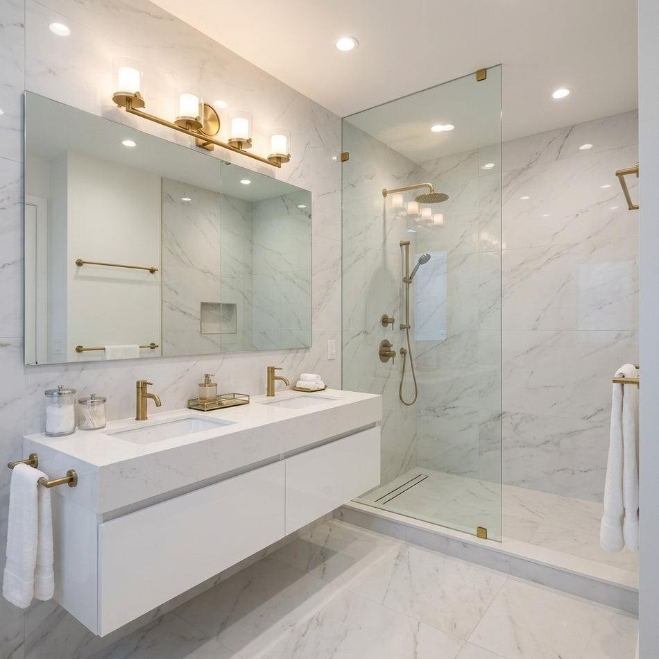 Hinkley Rixon 33.75-in 4 -Light Antique Gold