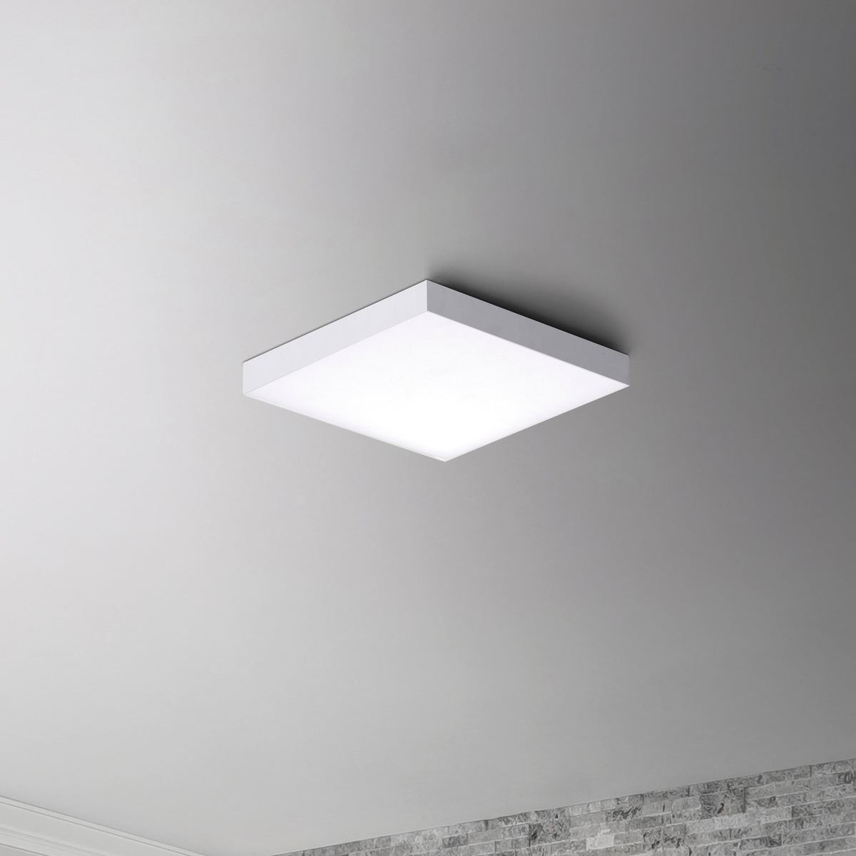 Trim 6.5" SQ LED Flush Mount 3000K