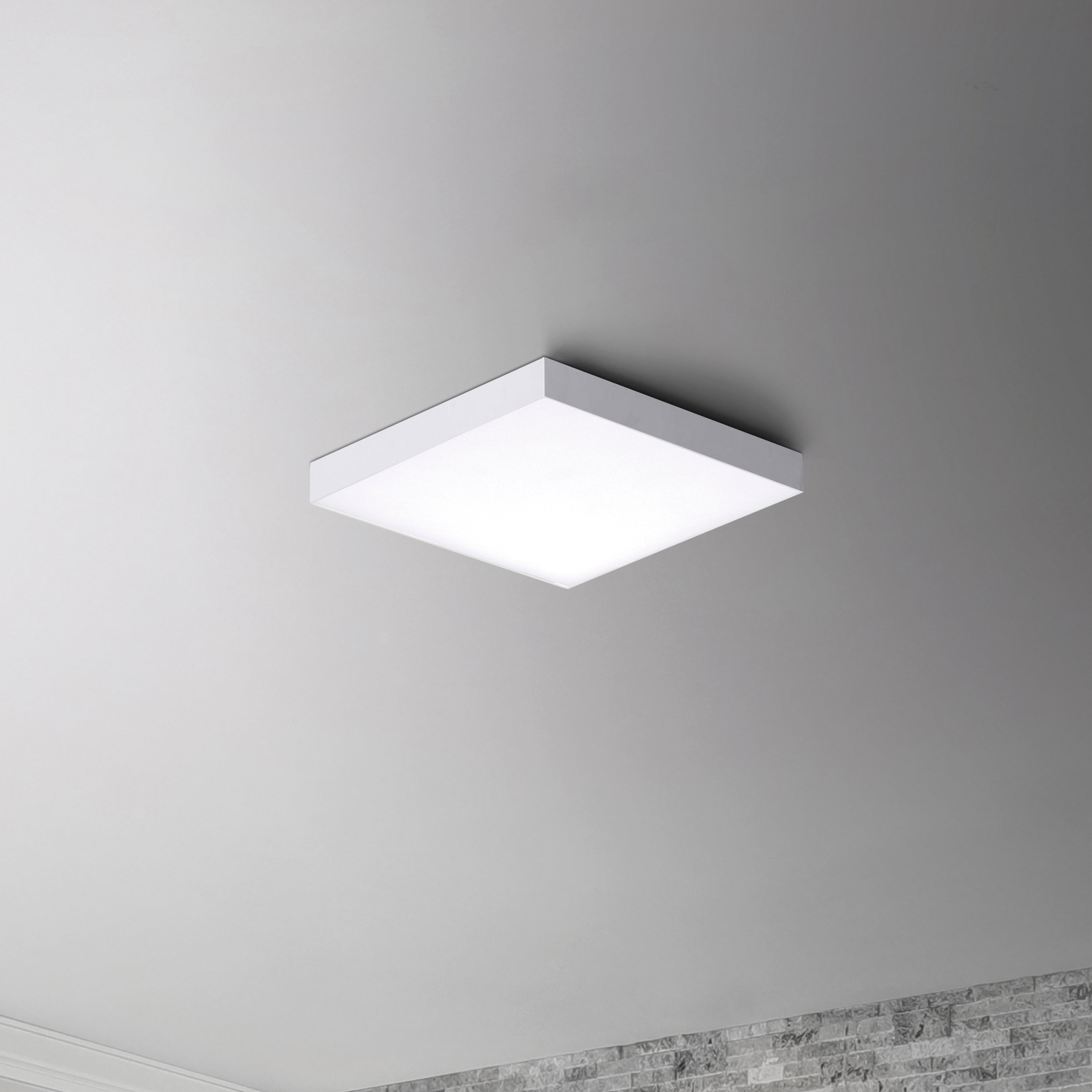 Trim 6.5" SQ LED Flush Mount 3000K