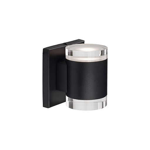 Norfolk 5-in Black LED Wall Sconce by KUZCO