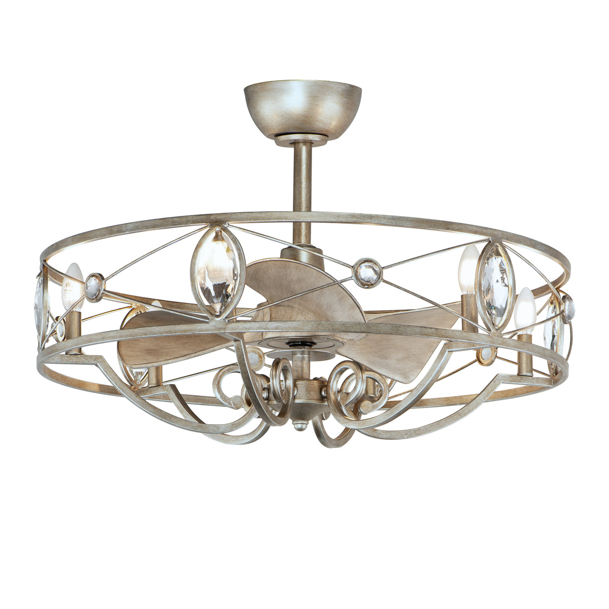 Solitaire 6-Light WiFi-enabled LED Fandelight