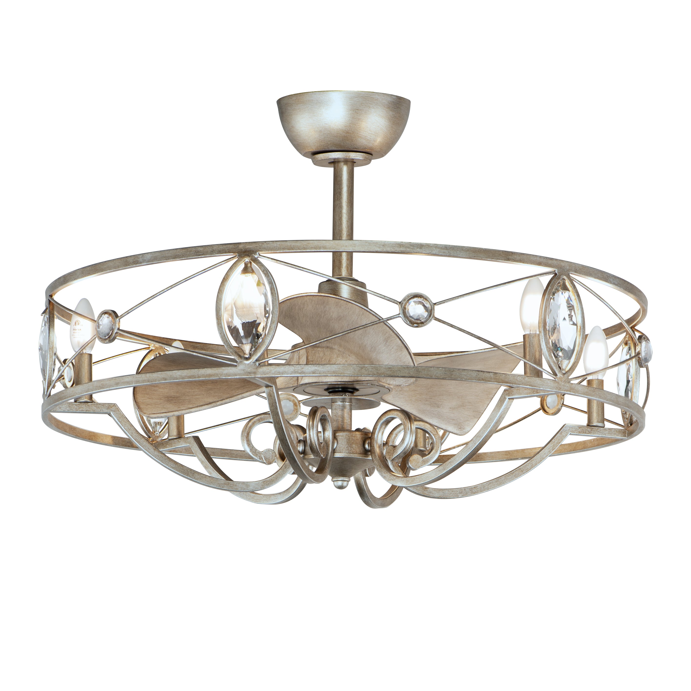 Solitaire 6-Light WiFi-enabled LED Fandelight
