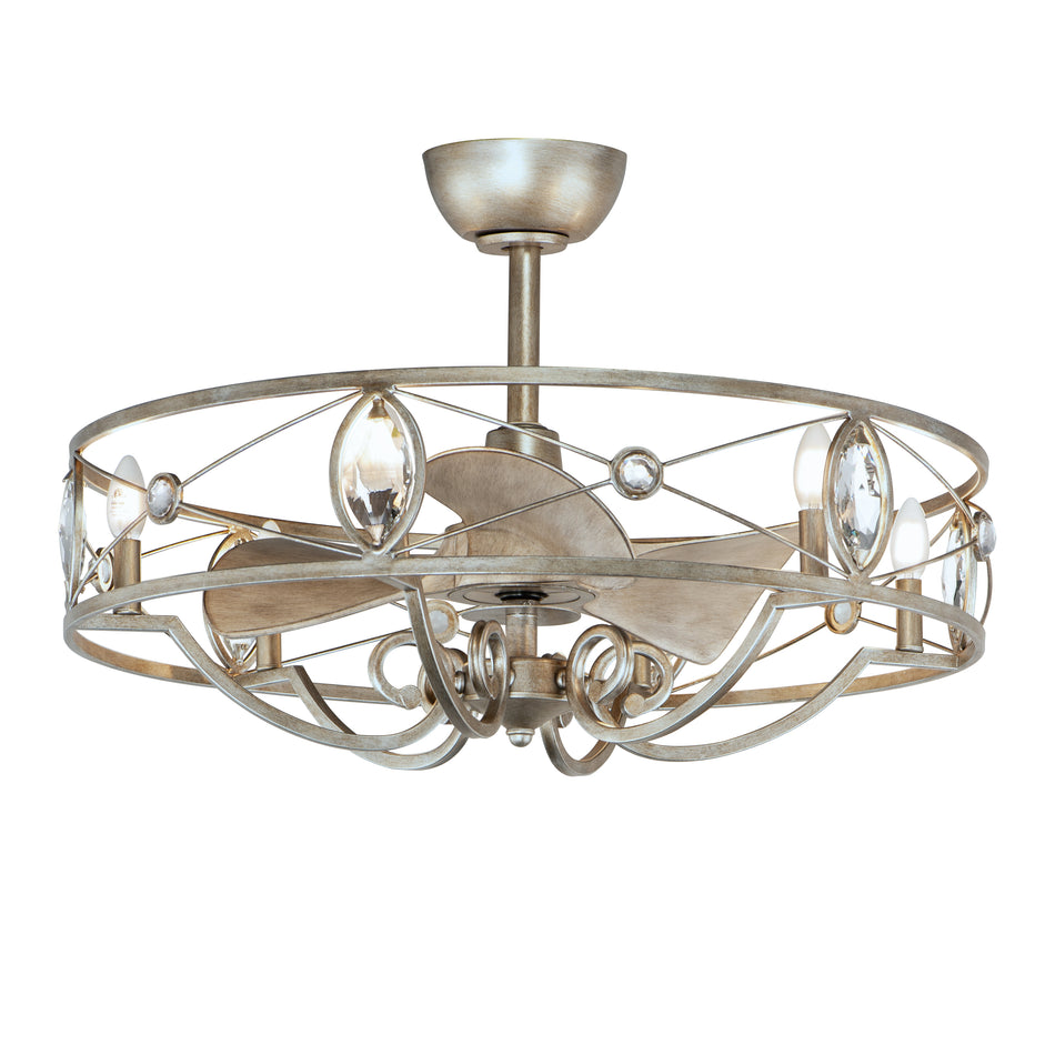 Solitaire 6-Light WiFi-enabled LED Fandelight