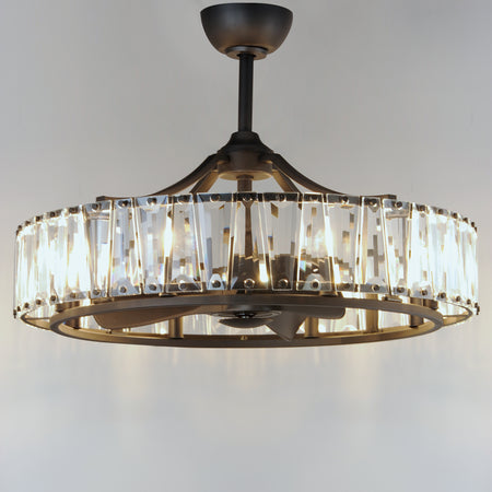 Odeon 8-Light WiFi-enabled LED Fandelight