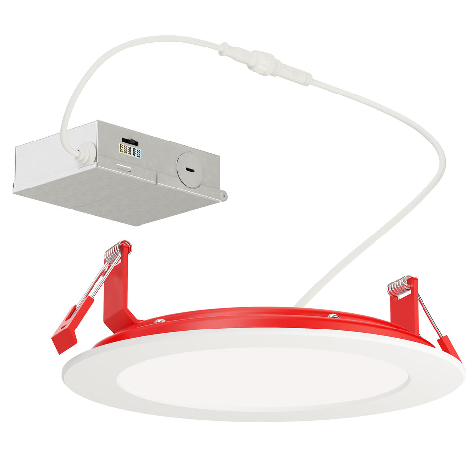 Fire Rated Slim 6" Recessed - Flat 5CCT