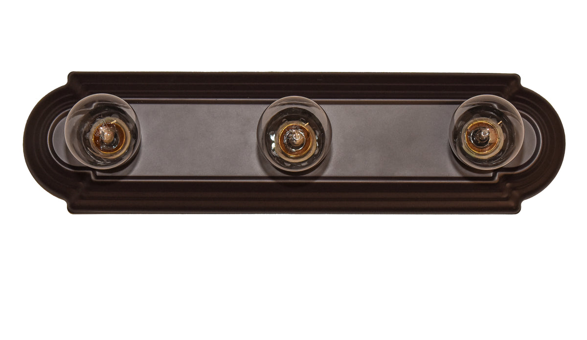 Essentials 3-Light Racetrack Bath Vanity Light