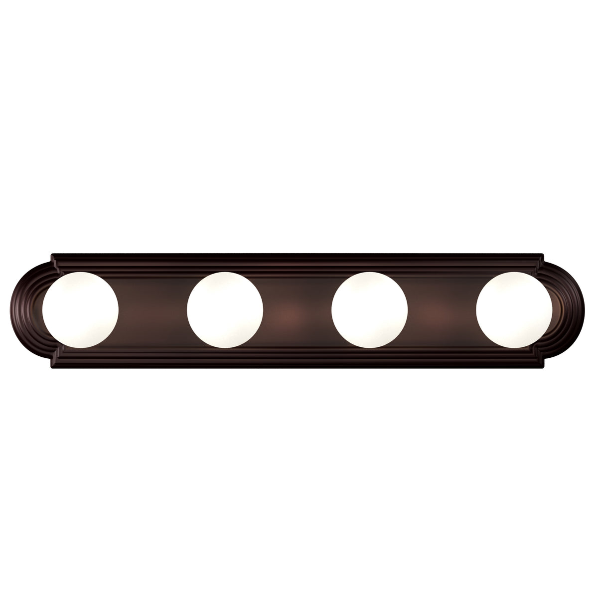Essentials 4-Light Racetrack Bath Vanity Light
