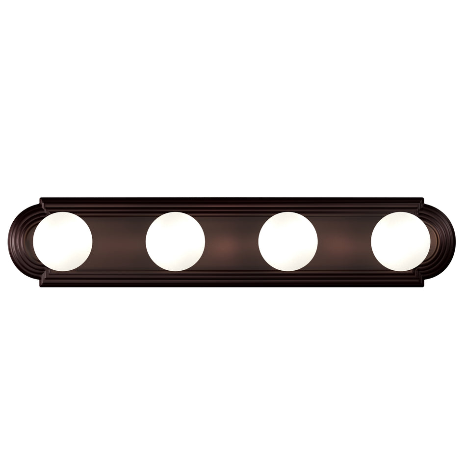 Essentials 4-Light Racetrack Bath Vanity Light