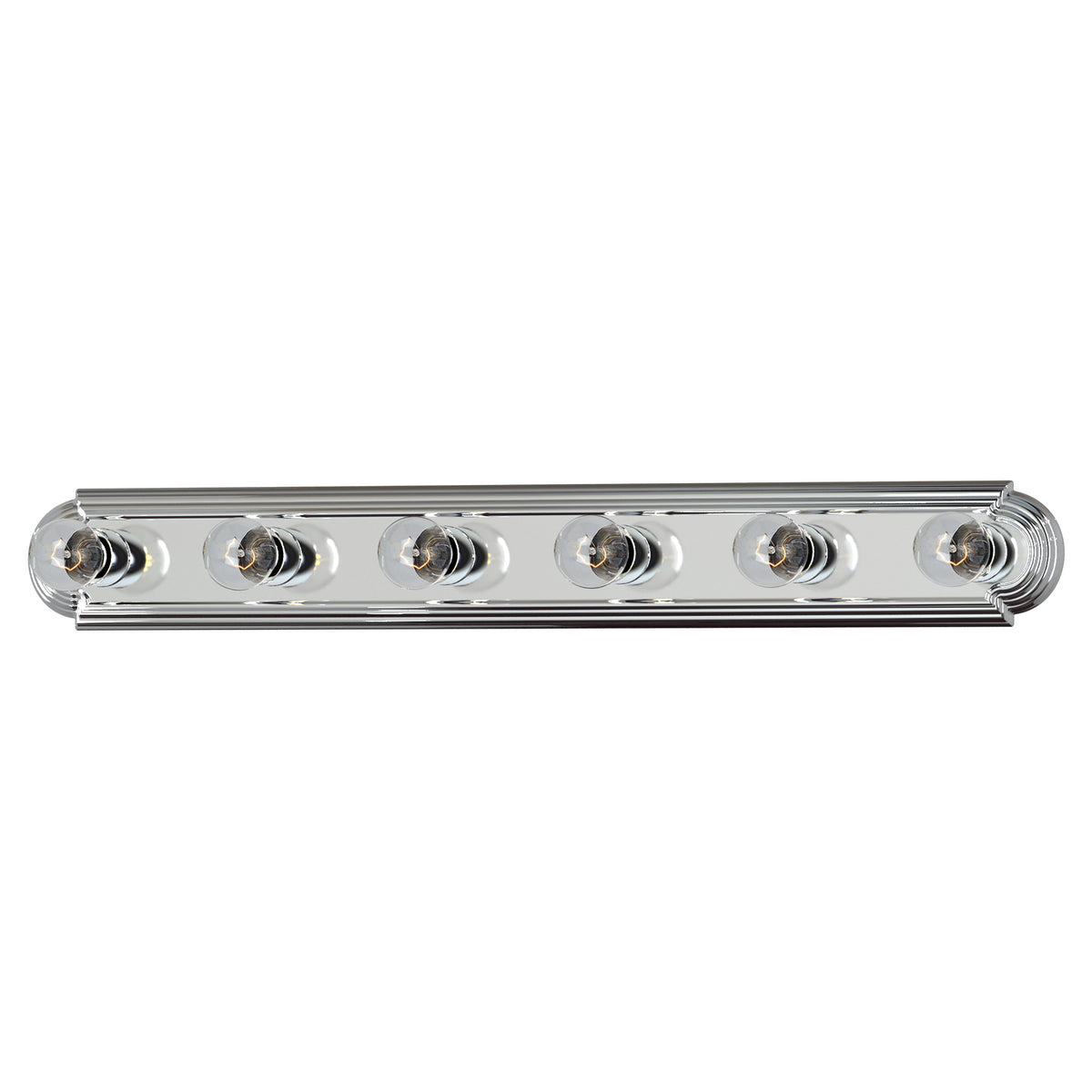 Essentials 6-Light Racetrack Bath Vanity Light