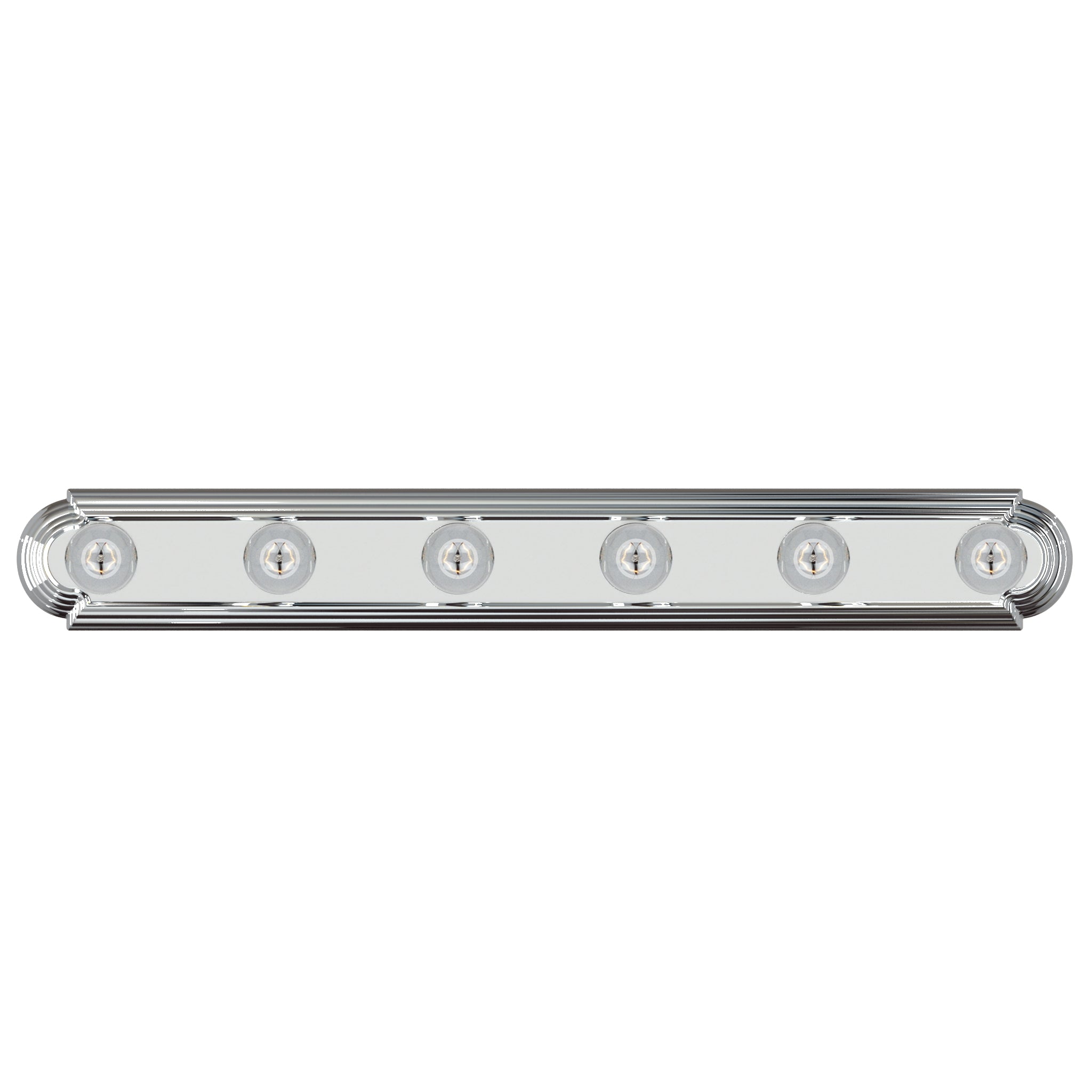 Essentials 6-Light Racetrack Bath Vanity Light