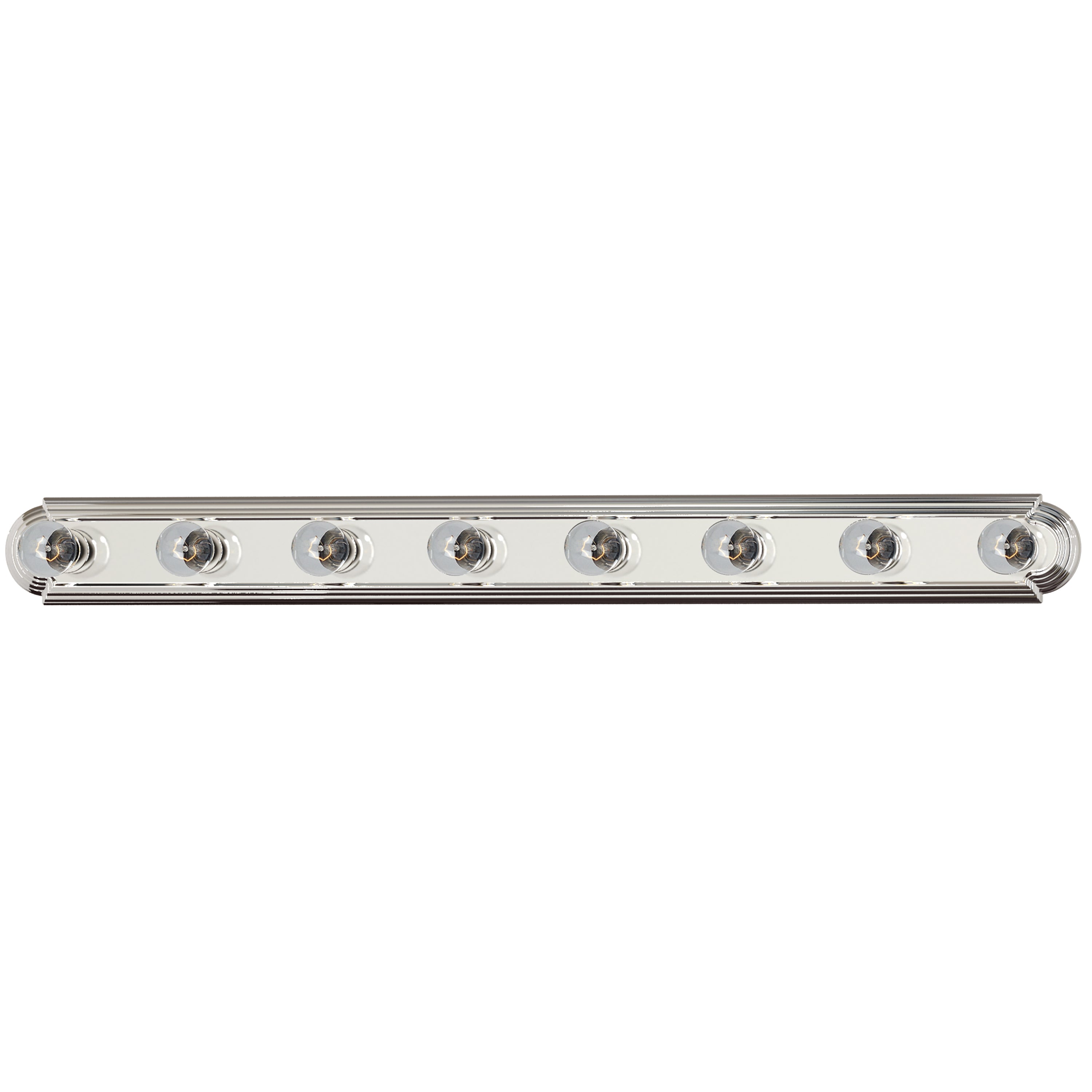 Essentials 8-Light Racetrack Bath Vanity Light