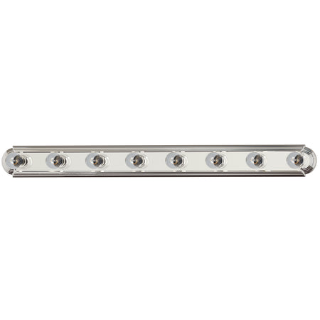 Essentials 8-Light Racetrack Bath Vanity Light