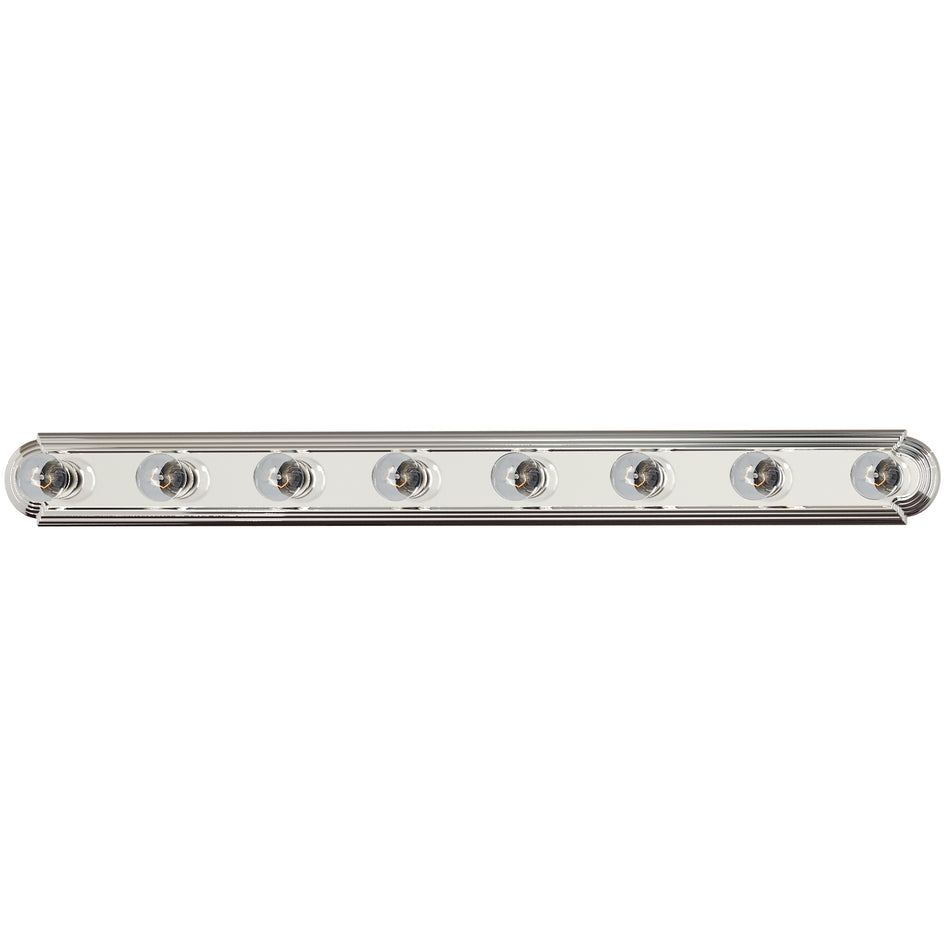 Essentials 8-Light Racetrack Bath Vanity Light
