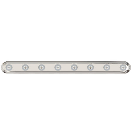 Essentials 8-Light Racetrack Bath Vanity Light