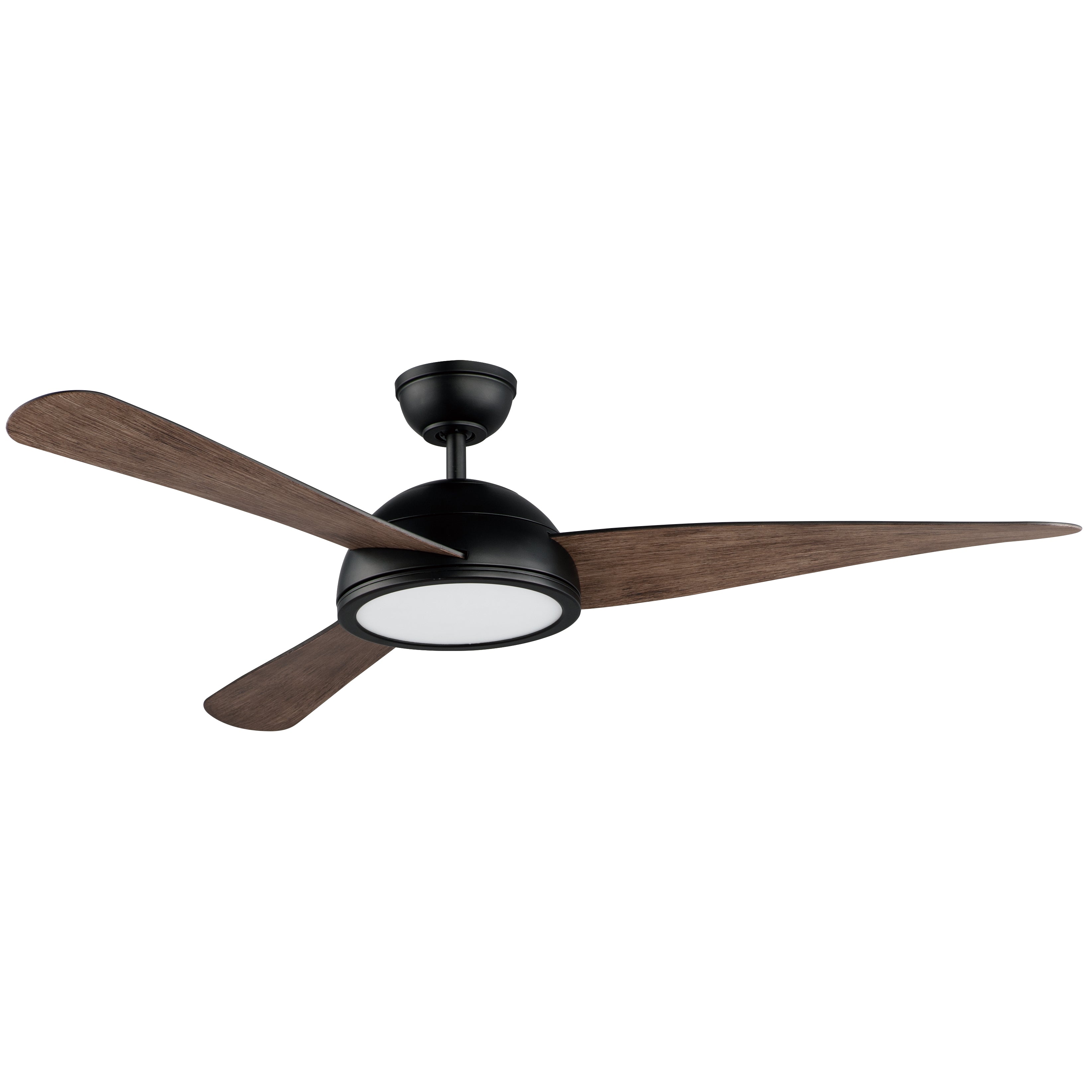 Cupola 52" Bronze LED Fan Walnut Blades