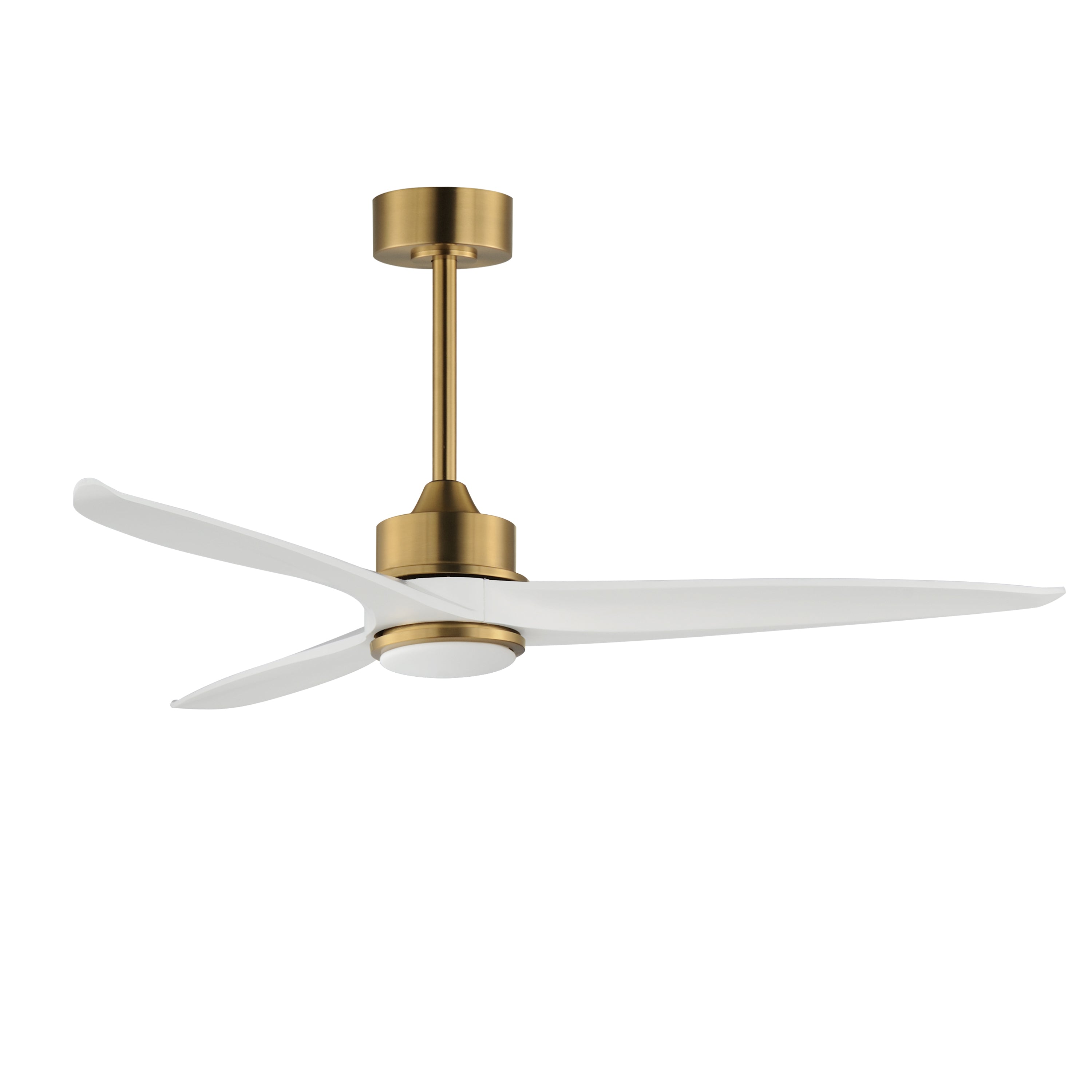 Woodwind 52" Solid Wood Blade Fan w LED Light Kit