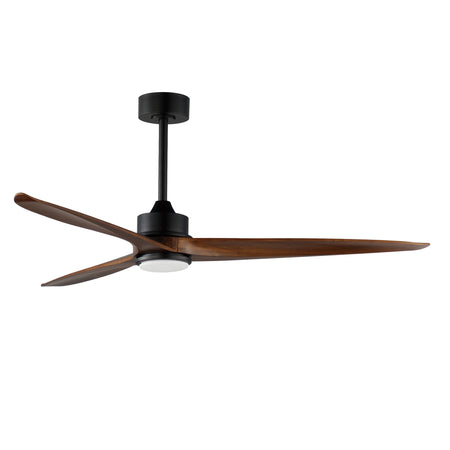 Woodwind 72" Solid Wood Blade Fan w LED Light Kit