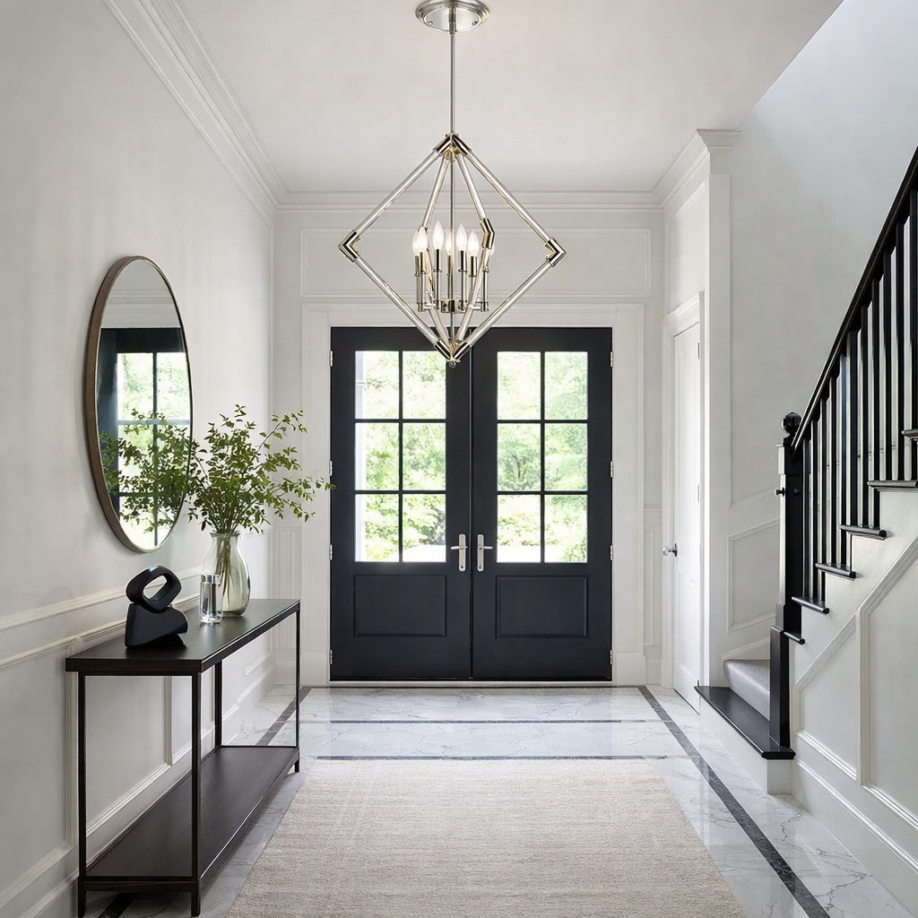 A6454PN Modern Pendant in Brushed Nickel by Avista