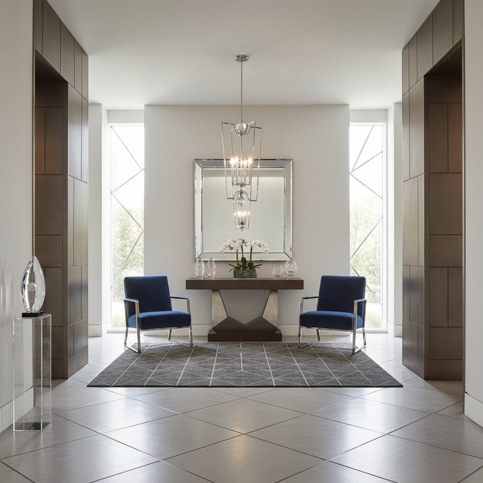 Rio 4 Light Lantern in Nickel by Avista